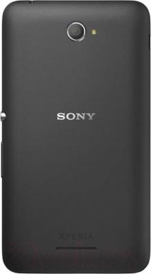 Смартфон Sony Xperia E4 Dual / E2115 (черный) - вид сзади