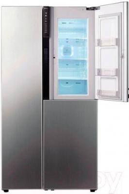 Холодильник с морозильником LG GC-M237JMNV - общий вид