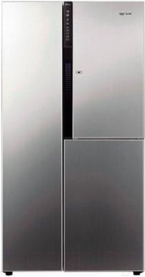 Холодильник с морозильником LG GC-M237JMNV - вид спереди