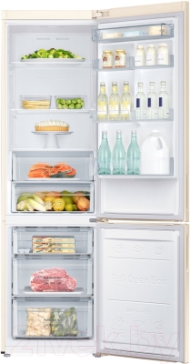 Холодильник с морозильником Samsung RB37J5250EF/WT - камеры хранения