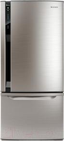 Холодильник с морозильником Panasonic NR-BY602XSRU - вид спереди