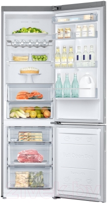 Холодильник с морозильником Samsung RB37J5240SA/WT - внутренний вид