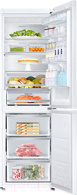 Холодильник с морозильником Samsung RB38J7861WW/WT