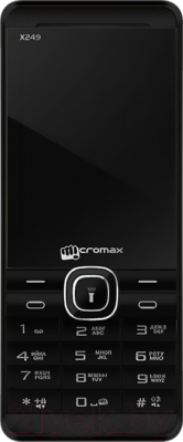 Мобильный телефон Micromax X249 (черный) - общий вид