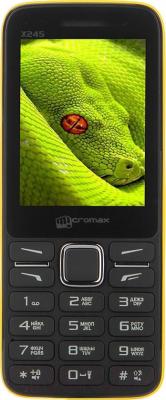 Мобильный телефон Micromax X245 (желтый) - общий вид