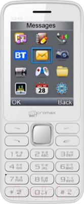 Мобильный телефон Micromax X245 (белый) - общий вид