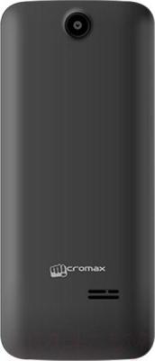 Мобильный телефон Micromax X2411 (серый) - вид сзади