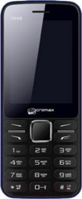 Мобильный телефон Micromax X245 (серо-голубой) - общий вид