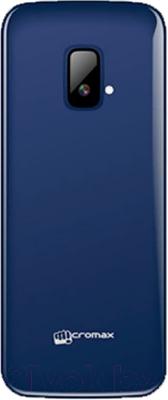 Мобильный телефон Micromax X245 (серо-голубой) - вид сзади