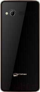 Мобильный телефон Micromax X2820 (черный) - вид сзади