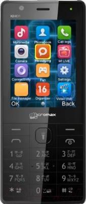 Мобильный телефон Micromax X2401 (черный) - общий вид
