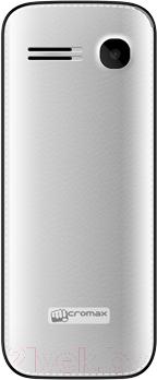 Мобильный телефон Micromax X2050 (белый) - вид сзади