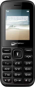 Мобильный телефон Micromax X2050 (черный) - общий вид