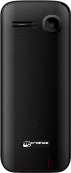 Мобильный телефон Micromax X2050 (черный) - вид сзади