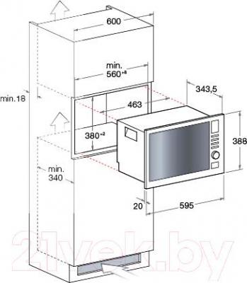 Микроволновая печь Hotpoint-Ariston MWA 121.1 X/HA - схема