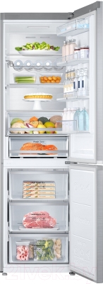 Холодильник с морозильником Samsung RB41J7851S4/WT - внутренний вид