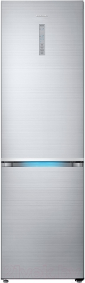 Холодильник с морозильником Samsung RB41J7851S4/WT - вид спереди