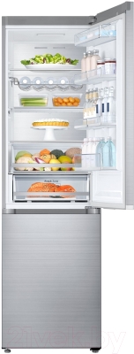 Холодильник с морозильником Samsung RB41J7851S4/WT