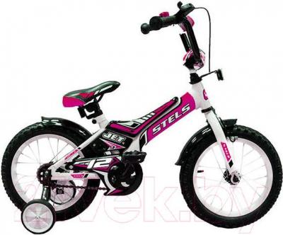 Детский велосипед STELS Jet 12 (розовый) - общий вид