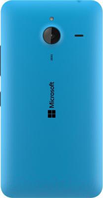 Смартфон Microsoft Lumia 640 XL Dual (голубой) - вид сзади