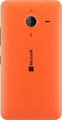 Смартфон Microsoft Lumia 640 XL Dual (оранжевый) - вид сзади