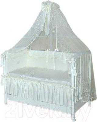 Комплект постельный для малышей Perina Амели / АМ4-01.2 - балдахин в комплект не входит