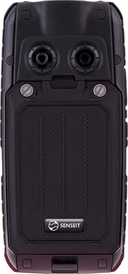 Мобильный телефон Senseit P101 (черный) - вид сзади