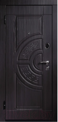 Дверь входная МагнаБел NoKey 03 беленый дуб (86x205, левая)