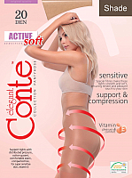 Колготки Conte Elegant Active Soft 20 (р.4, shade) - 