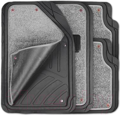 Изображение товара Комплект ковриков для авто Autoprofi TER-420 BK/GY