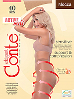 Колготки Conte Elegant Active Soft 40 (р.2, mocca) - 