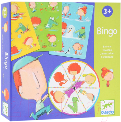 

Настольная игра Djeco, Бинго. Времена года / 08114