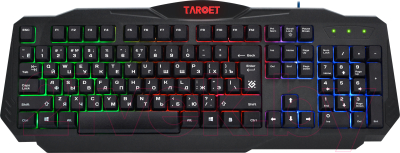 Клавиатура+мышь Defender Target MKP-350 / 52350 (с ковриком и наушниками)