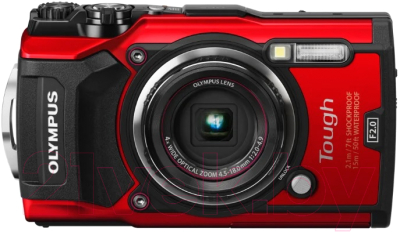 Компактный фотоаппарат Olympus TG-5 (красный)