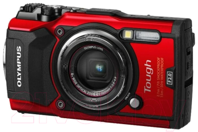 Компактный фотоаппарат Olympus TG-5 (красный)