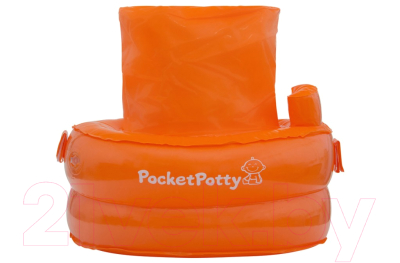 Дорожный горшок ROXY-KIDS PocketPotty / PP-3102R (оранжевый)