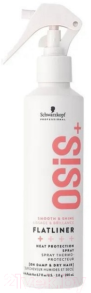 Спрей для укладки волос Schwarzkopf Professional Osis+ Flatliner термозащитный