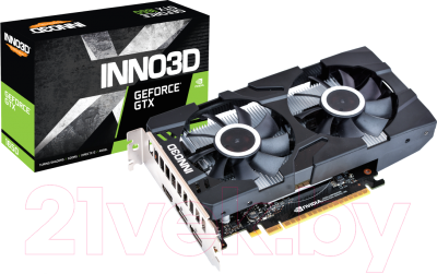 Видеокарта Inno3D GeForce GTX 1650 TWIN X2 OC (N16502-04D5X-1510VA25)