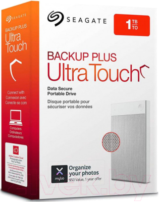 Внешний жесткий диск Seagate Backup Plus Ultra Touch White 1TB (STHH1000402)