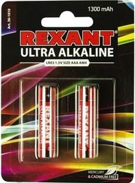 Комплект батареек Rexant 30-1010 (2шт)
