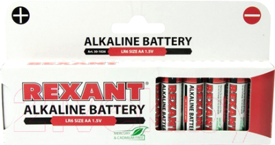 Комплект батареек Rexant 30-1026 (12шт)
