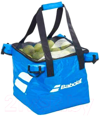 Корзина для теннисных мячей Babolat Wheeled Ball Basket / 730010-136 (синий)