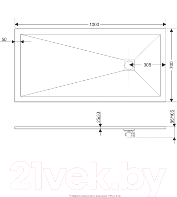 Изображение товара Душевой поддон RGW ST-0138W / 16152813-01