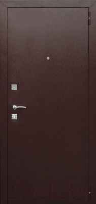 Входная дверь Гарда Dominanta Рустикальный дуб (96x205, правая)