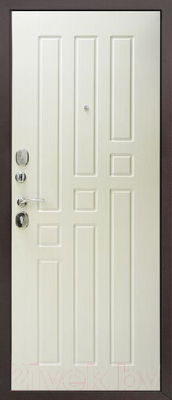 Входная дверь Гарда 8мм Белый ясень (86x205, левая)
