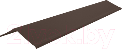 Планка торцевая Onduline H100 F3605Ru (коричневый)