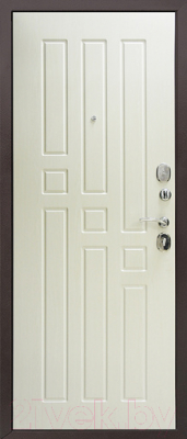 Входная дверь Гарда 8мм Белый ясень (96x205, правая)