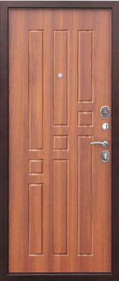 Входная дверь Гарда 8мм Рустикальный дуб (86x205, правая)