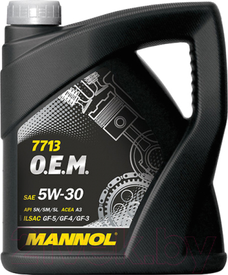 Моторное масло Mannol OEM 5W30 SN / MN7713-4 (4л)