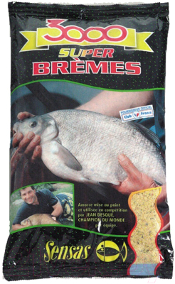Прикормка рыболовная Sensas 3000 Super Bremes / 09061 (1кг)
